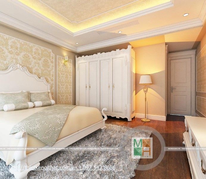 Thiết kế chung cư Mipec phong cách tân cổ điển